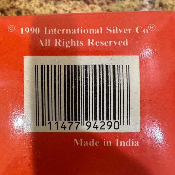 NEW🎄 INTERNATIONAL SILVER COMPANY CHRISTMAS 1990 SILVER BELL ORNAMENT W/ RIBBON - Picture 5 of 6